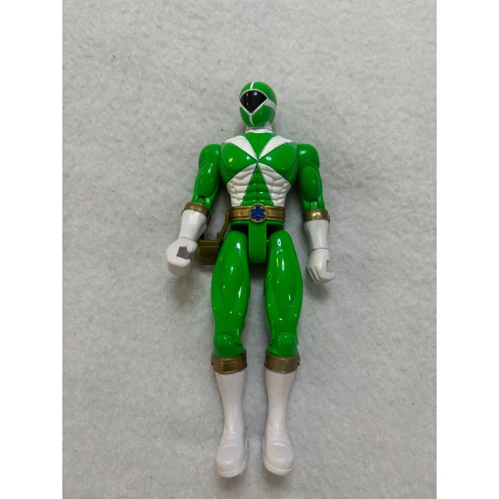 Bandai 1999 Power Rangers Lightspeed Rescue Green Ranger Action Figure 5.5 inch